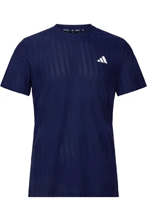 adidas Freelift Tee Sport Men Sports Clothes Sport Tops Sport T-shirts Navy
