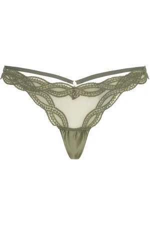 Hunkemöller Shae Tanga H Stringit Alusvaatteet Khaki Green