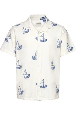 Solid Sdottild Tops Shirts Short-sleeved Shirts Cream