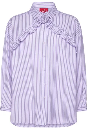 Crās Bloomingcras Shirt Tops Shirts Long-sleeved Purple