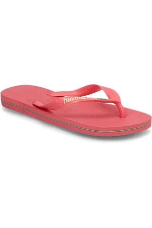 Havaianas Hav Brazil Logo Shoes Summer Shoes Sandals Flip Flops Coral