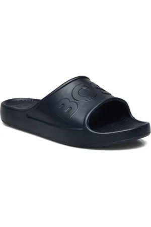 HUGO BOSS Darian_Slid_Lg_N Shoes Summer Shoes Sandals Pool Sliders Navy