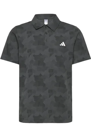 adidas B Script Polo Sport T-shirts Polo Shirts Short-sleeved Polo Shirts Grey