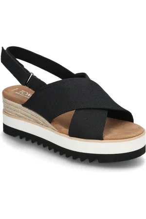 TOMS Diana Crossover Korolliset Sandaalit Espadrillot Black