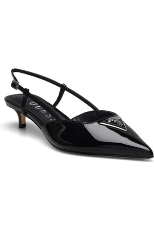Guess Jesson Shoes Sling Backs Heeled Slingbacks Black