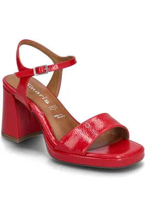 Tamaris Women Sandals Korkeakorkoiset Morsiuskengät Red