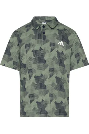 adidas B Script Polo Sport T-shirts Polo Shirts Short-sleeved Polo Shirts Green