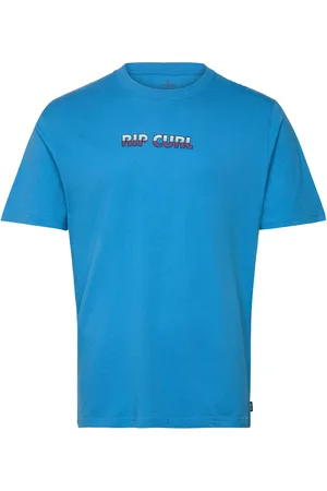 Rip Curl Big Mumma Icon Tee Sport Men Sports Clothes Sport Tops Sport T-shirts Blue