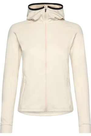 Rossignol W Mid Layer Thin Fz Sport Women Sport Clothing Sport Fleeces & Midlayers Cream