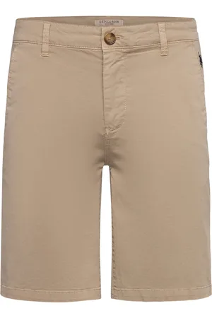 U.S. Polo Assn. Lasse Reg Uspa M Shorts Bottoms Shorts Chinos Shorts Beige
