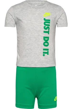 Nike Ks-Knit Short Set Sport Sets With Short-sleeved T-shirt Multi/patterned