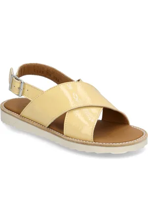ANGULUS Sandals - Flat - Open Toe - Op Shoes Summer Shoes Sandals Yellow