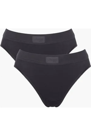 Sloggi Double Comfort T Tai 2P Alushousut Brief Tangat Black