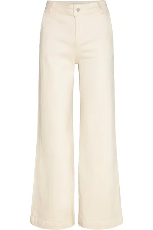 Pieszak Pd-Asta French Jeans Wash Und Ec Bottoms Jeans Flares White