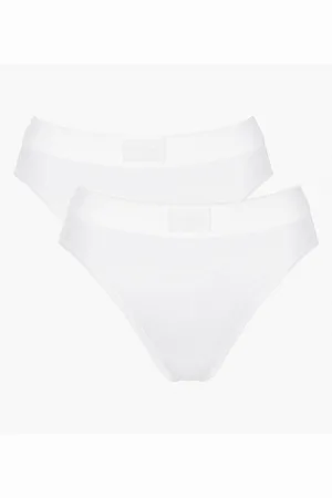 Sloggi Double Comfort T Tai 2P Alushousut Brief Tangat White