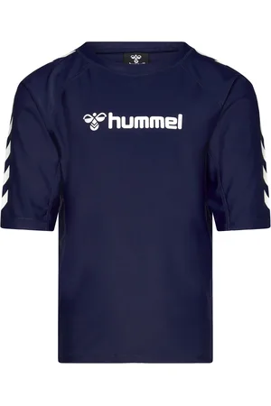 Hummel Hmlfiji Swim Tee Sport T-shirts Short-sleeved Navy
