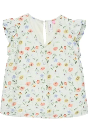 VERO MODA Vmjosie Marigold Sl Top Wvn Girl Tops Blouses & Tunics White