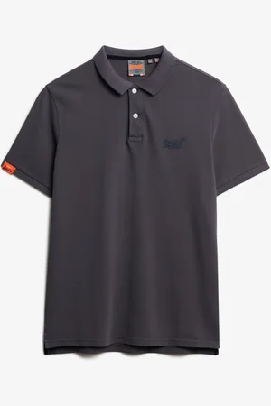 Superdry Vint Destroy Polo Tops Polos Short-sleeved Black