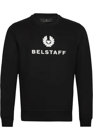 Belstaff Signature Crewneck Sweatshirt Designers Sweat-shirts & Hoodies Sweat-shirts Black