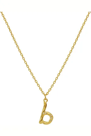 Maanesten Alphabet Accessories Jewellery Necklaces Dainty Necklaces Gold
