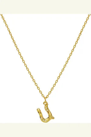 Maanesten Alphabet Accessories Jewellery Necklaces Dainty Necklaces Gold