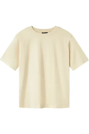 LMTD Nlndandilion Ss L Top Tops T-shirts Short-sleeved Beige