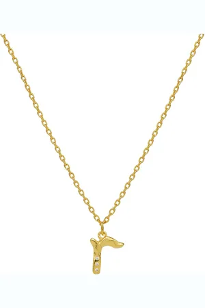 Maanesten Alphabet Accessories Jewellery Necklaces Dainty Necklaces Gold