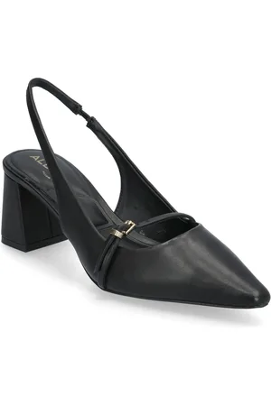 Aldo Skepper Shoes Sling Backs Heeled Slingbacks Black