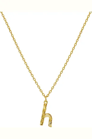 Maanesten Alphabet Accessories Jewellery Necklaces Dainty Necklaces Gold