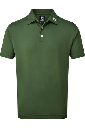 FootJoy Stretch Pique Solid Sport Men Sport Clothing Sport Tops Sport Polos Sport Short-sleeved Polos Green
