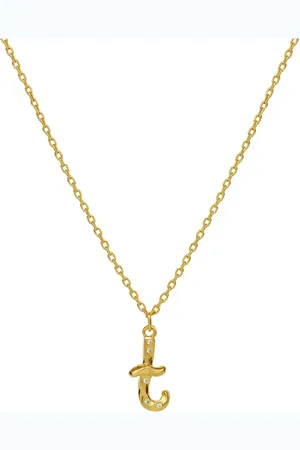 Maanesten Alphabet Accessories Jewellery Necklaces Dainty Necklaces Gold