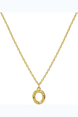 Maanesten Alphabet Accessories Jewellery Necklaces Dainty Necklaces Gold