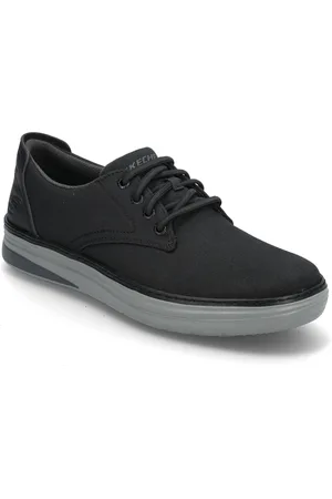 Skechers Mens Hyland Matalavartiset Sneakerit Tennarit Black