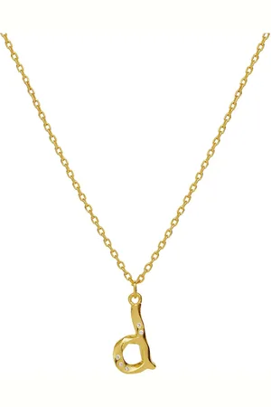 Maanesten Alphabet Accessories Jewellery Necklaces Dainty Necklaces Gold