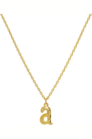 Maanesten Alphabet Accessories Jewellery Necklaces Dainty Necklaces Gold