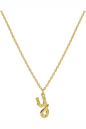 Maanesten Alphabet Accessories Jewellery Necklaces Dainty Necklaces Gold