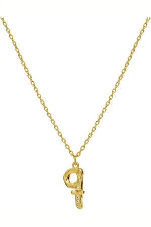 Maanesten Alphabet Accessories Jewellery Necklaces Dainty Necklaces Gold