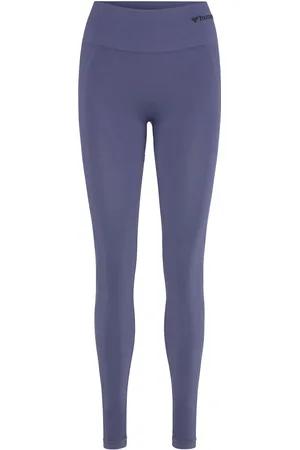 Hummel Hmltif Seamless High Waist Tights Sport Running-training Tights Seamless Tights Blue