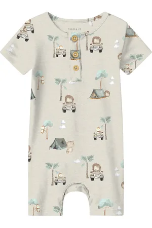 NAME IT Nbmhelp M Sunsuit Bodysuits Short-sleeved Grey