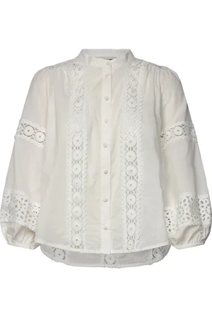 Lollys Laundry Junell Shirt Ls Tops Shirts Long-sleeved White
