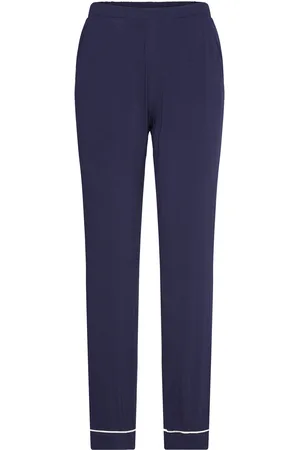Etam Molly Piping - Pyjama Bottom Pyjamahousut Olohousut Navy