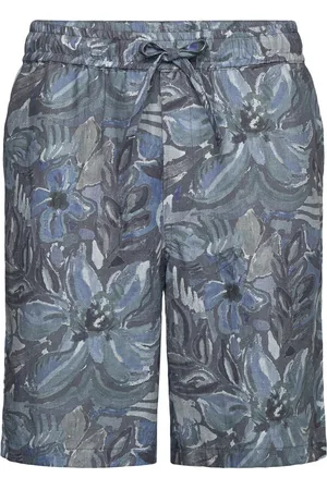 MOS MOSH Gallery Mmgholt Sun Linen Shorts Bottoms Shorts Linen Shorts Blue