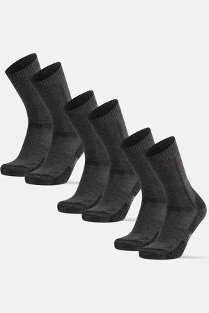 DANISH ENDURANCE Hiking Classic Socks 3-Pack Sport Socks Regular Socks Grey