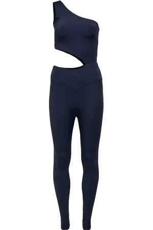 ONLY Onpsolo Shoulder Unitard Sport Women Sport Clothing Sports Tops & T-shirts Sport Jumpsuits & Bodies Navy