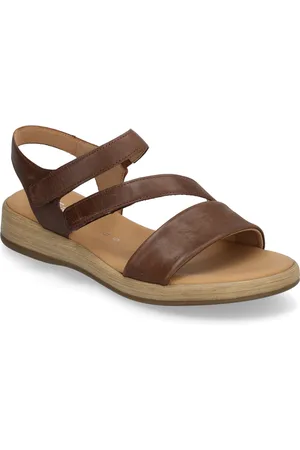 Gabor Sandal Shoes Sandals Flat Sandals Brown