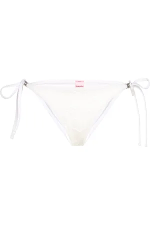 Hunkemöller Seashell Cheeky T Swimwear Bikinis Bikini Bottoms Side-tie Bikinis White