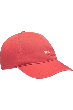 WoodWood Wwlow Profile Cap Designers Headwear Caps Red