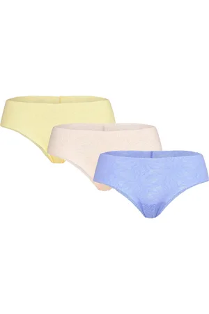 Lindex Brief Brazilian Freecut Lace 3 Lingerie Panties Brazilian Panties Blue