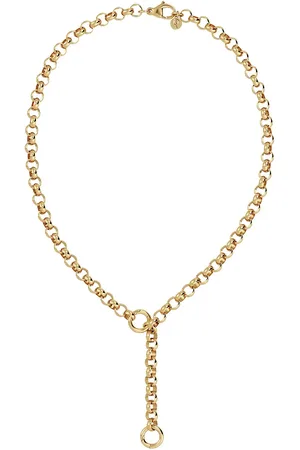 Edblad Loop Charm Chain L Necklace Gold Accessories Jewellery Bracelets Chain Bracelets Gold