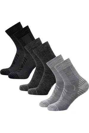 DANISH ENDURANCE Hiking Light Socks Sport Socks Regular Socks Grey